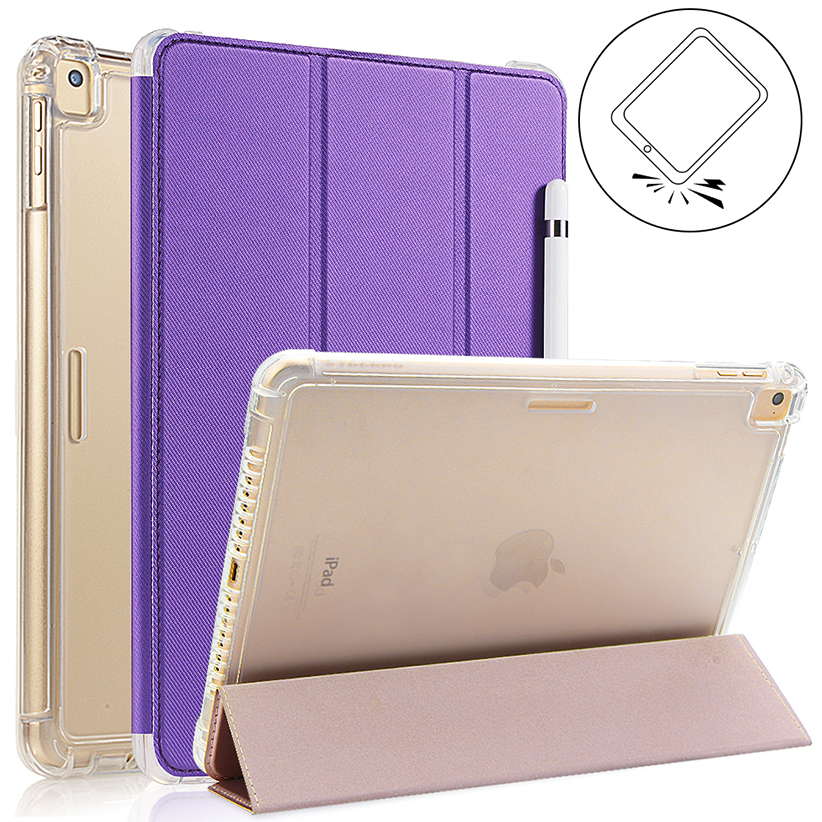 iPad Mini 4/5 2019/2015 Case-TPU Shockproof Frame Back Shell with Flip Cover